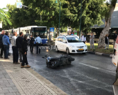 فيديو: اصابة بالغة لمسّن اثر تعرضه لحادث دهس في مدينة يافا 